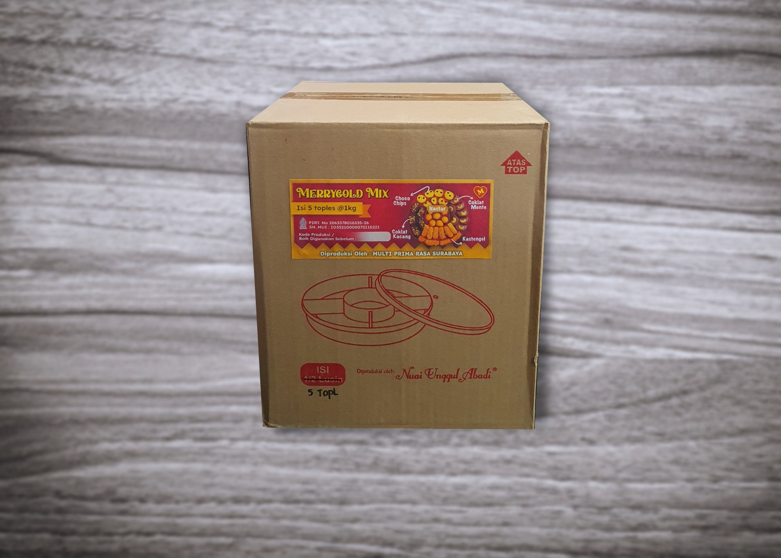 Paket Merrygold Mix isi 5x1kg
