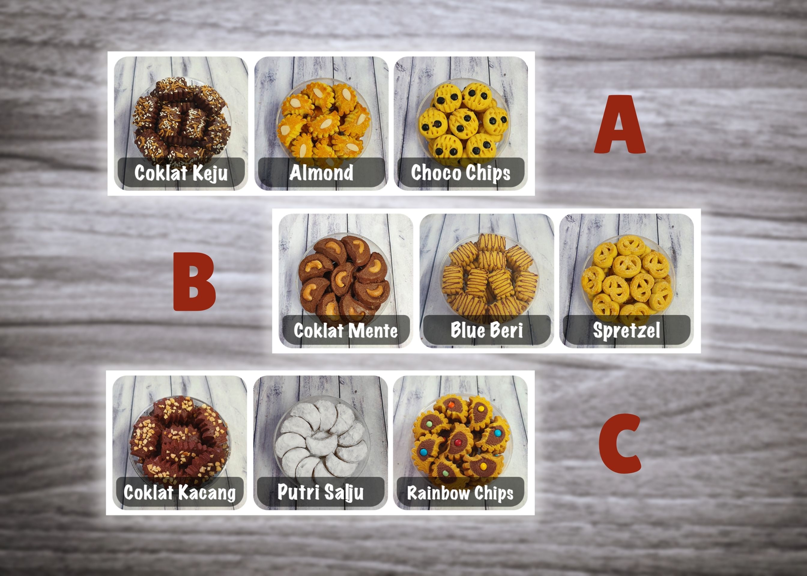 Paket Merrygold isi 3x250gr