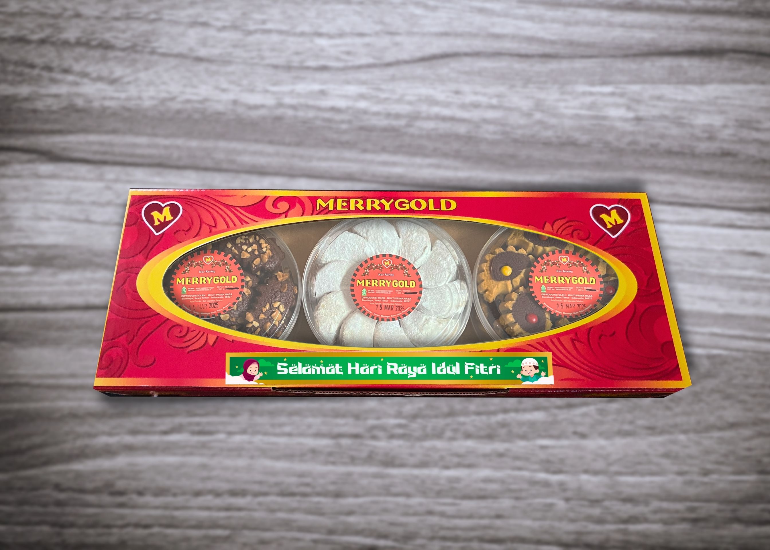 Paket Merrygold isi 3x250gr